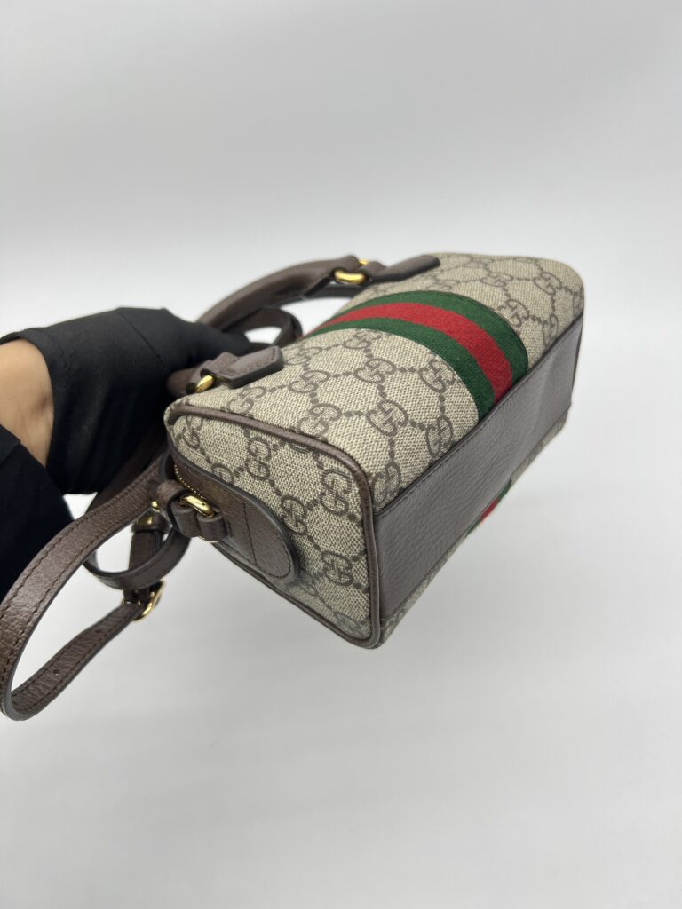 Gucci Ophidia Super Mini Boston GG Supreme GHW