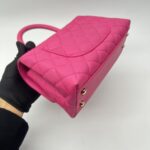 Chanel Small Coco Handle Caviar Fuchsia GHW