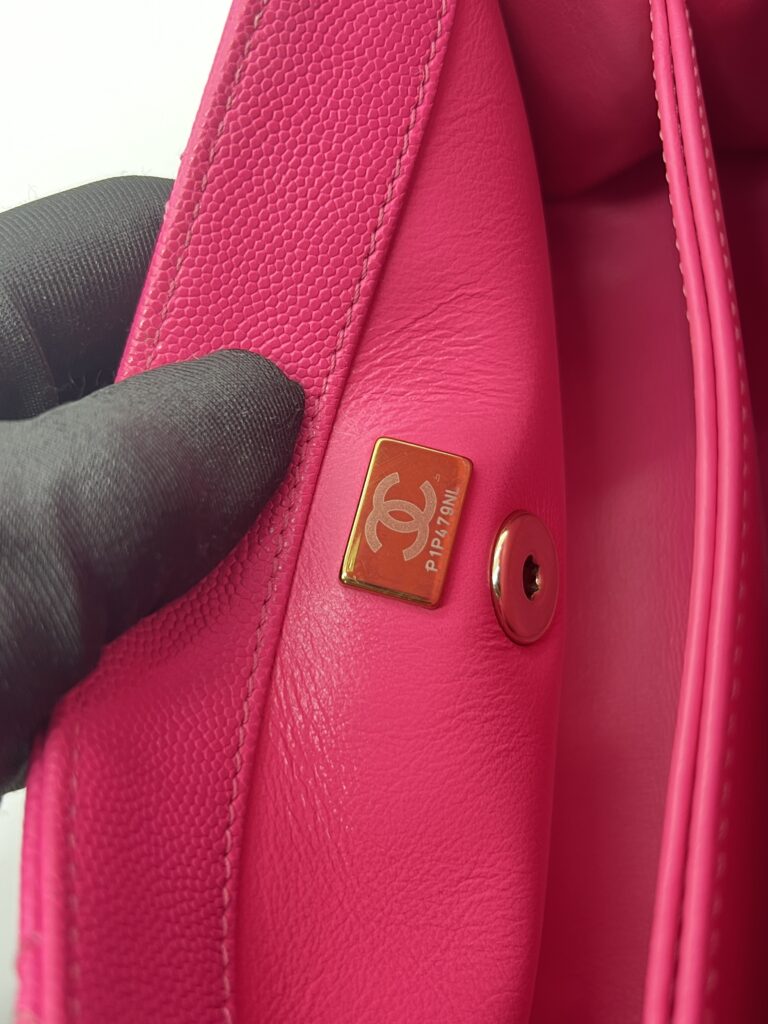 Chanel Small Coco Handle Caviar Fuchsia GHW