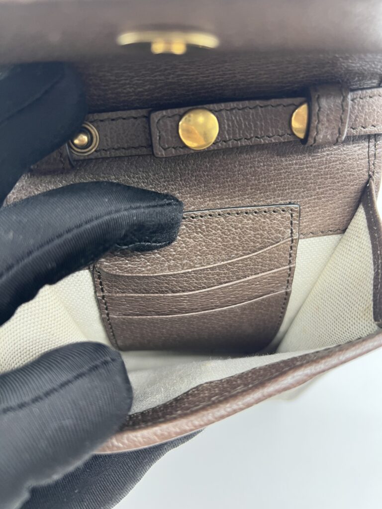 Gucci Phone Holder Ophidia GG Supreme Brown GHW