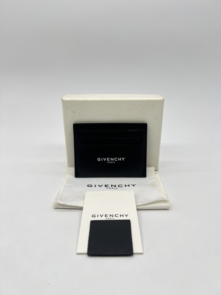 Givenchy Card Holder Black Logo White