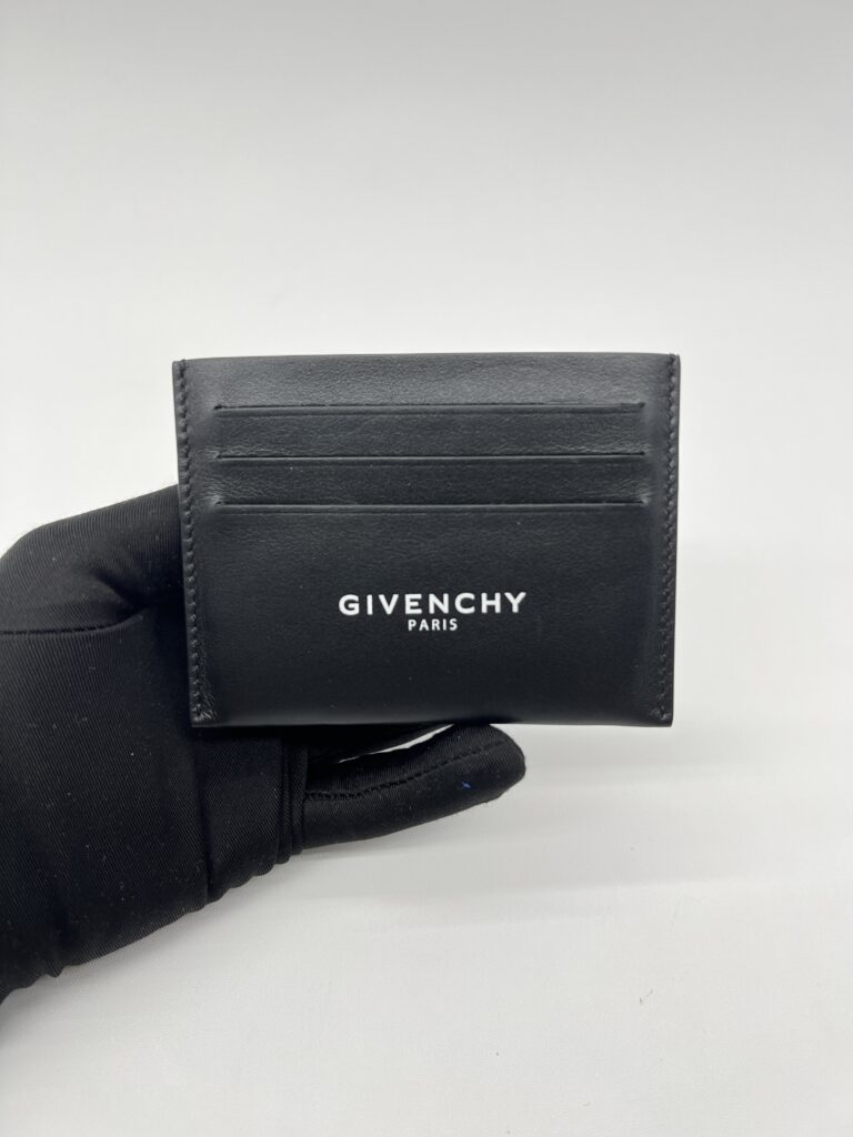 Givenchy Card Holder Black Logo White