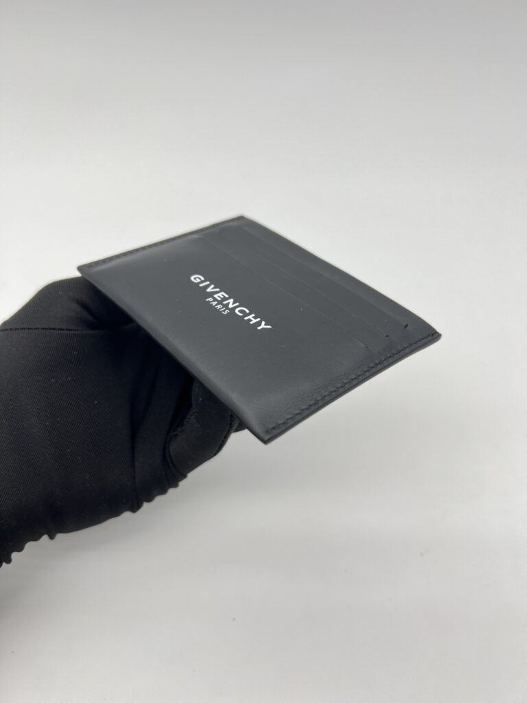 Givenchy Card Holder Black Logo White