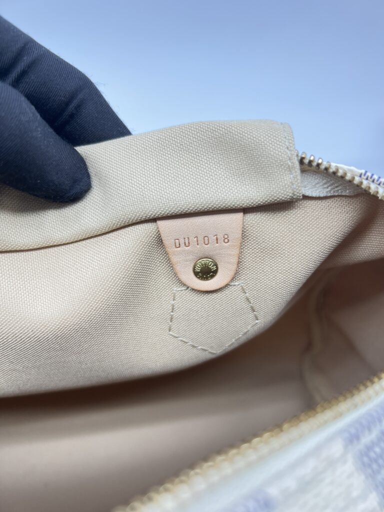 Louis Vuitton Speedy 30 Damier Azur GHW