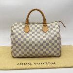 Louis Vuitton Speedy 30 Damier Azur GHW