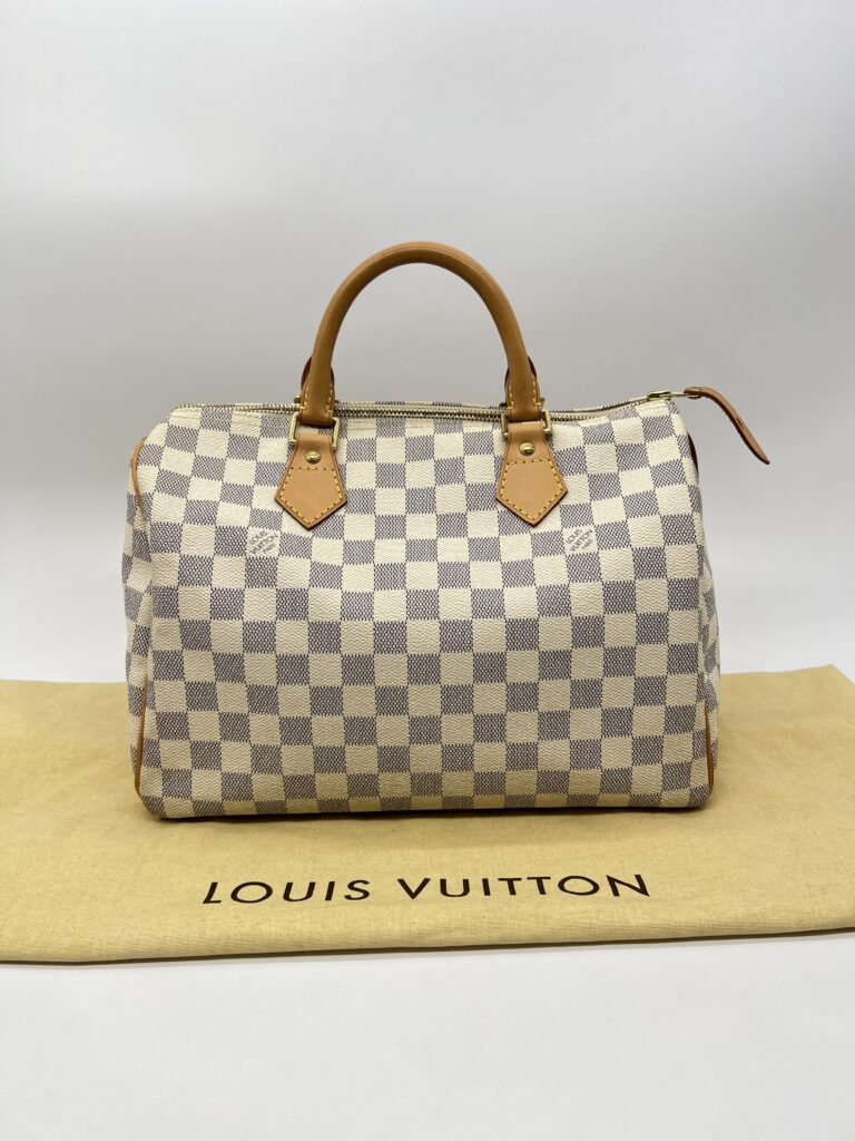Louis Vuitton Speedy 30 Damier Azur GHW