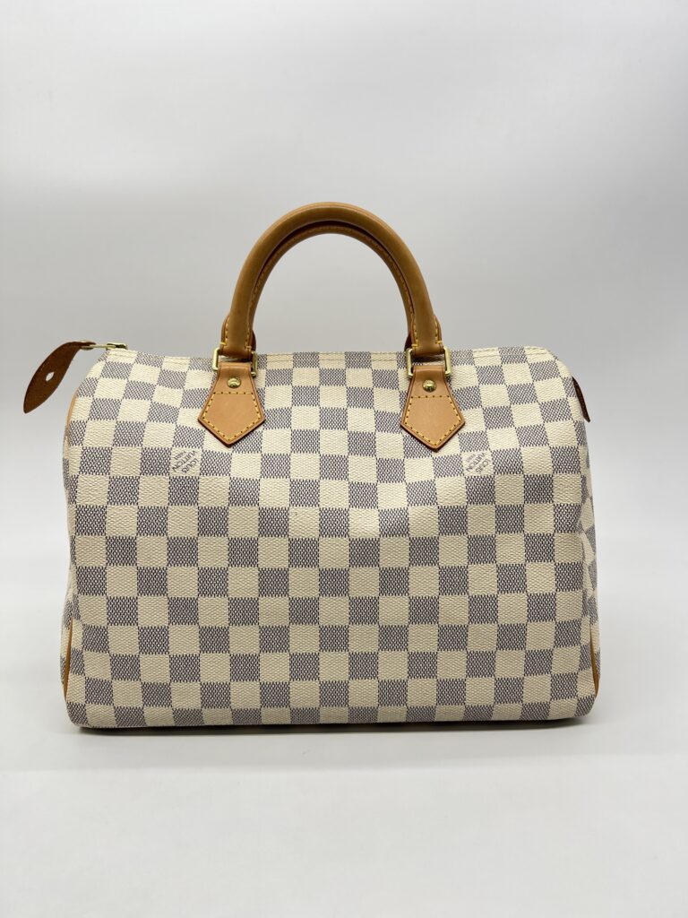 Louis Vuitton Speedy 30 Damier Azur GHW
