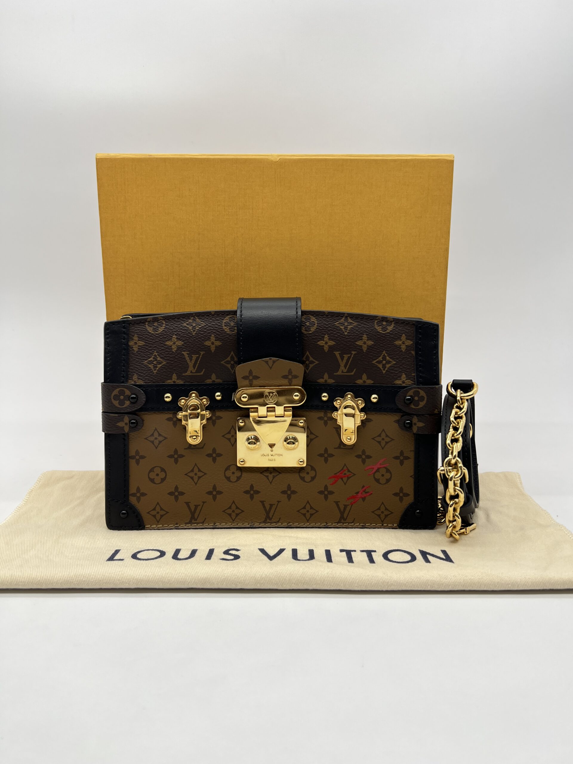 Louis Vuitton Trunk Clutch Monogram Reverse GHW