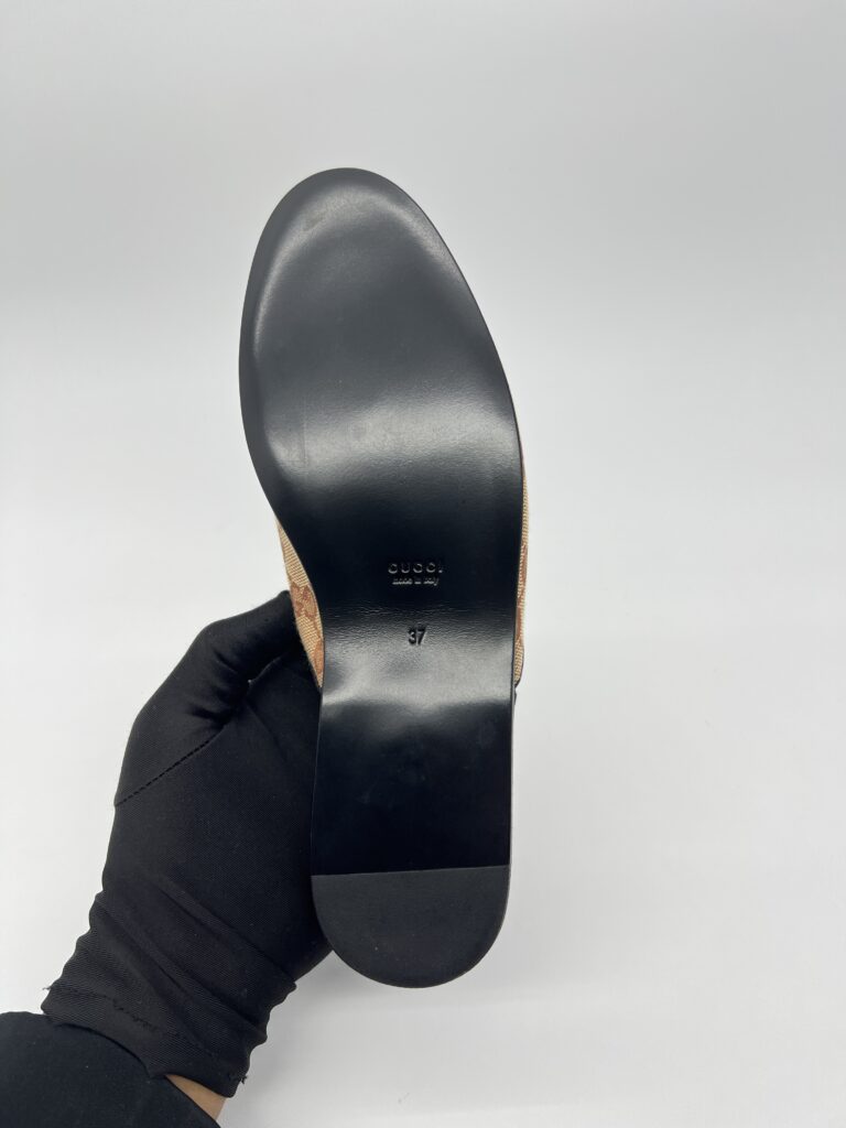 Gucci Gucci X Ny Yankees Mules GG Canvas Ny Logo