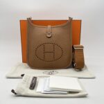 Hermes Evelyne 23 Poche Clemence Gold PHW