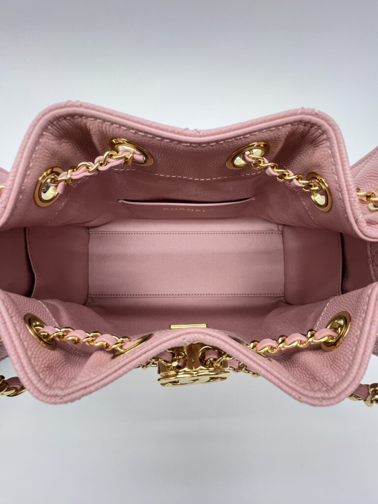 Chanel C25 Mini Caviar Light Pink GHW