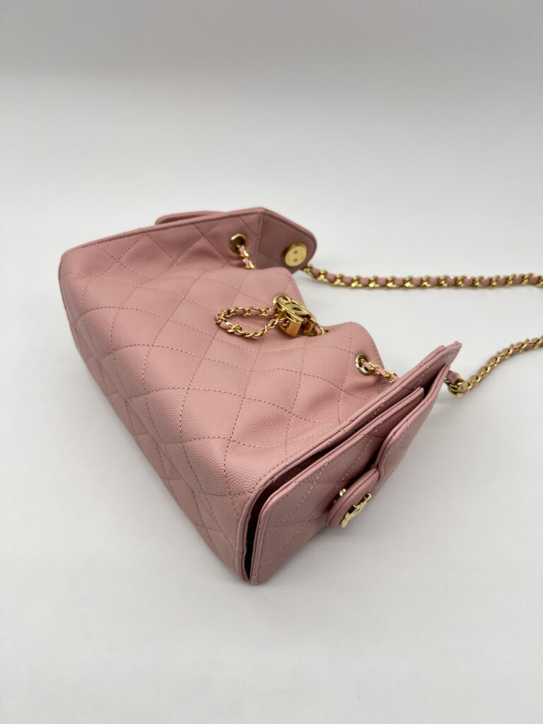 Chanel C25 Mini Caviar Light Pink GHW