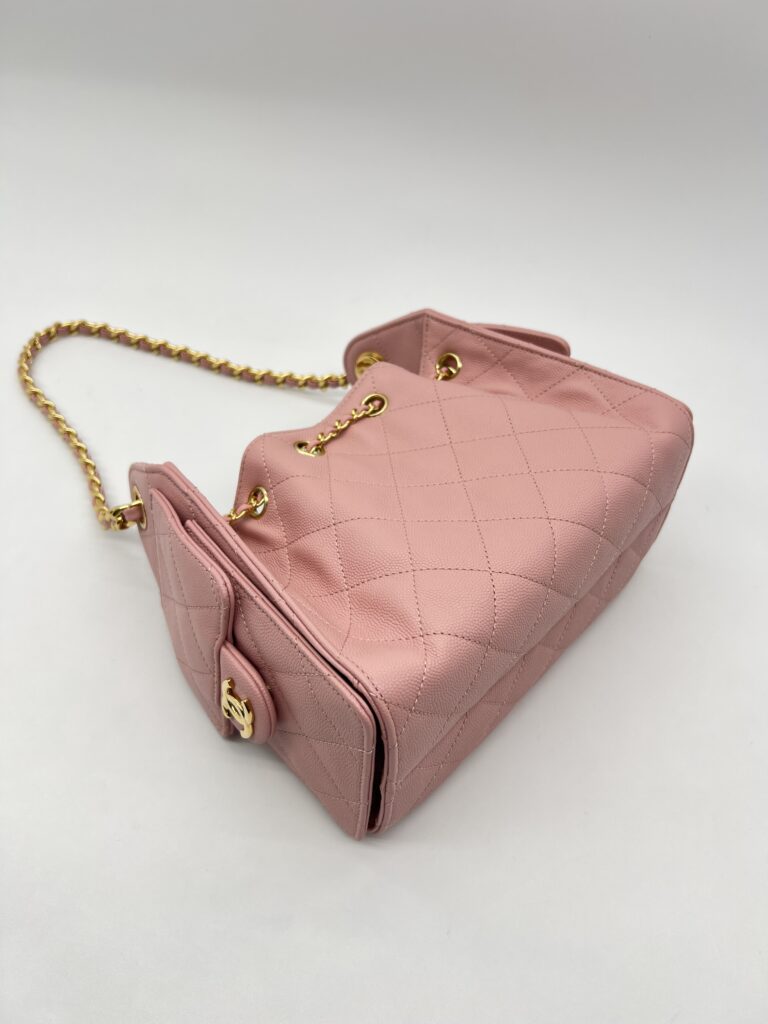 Chanel C25 Mini Caviar Light Pink GHW
