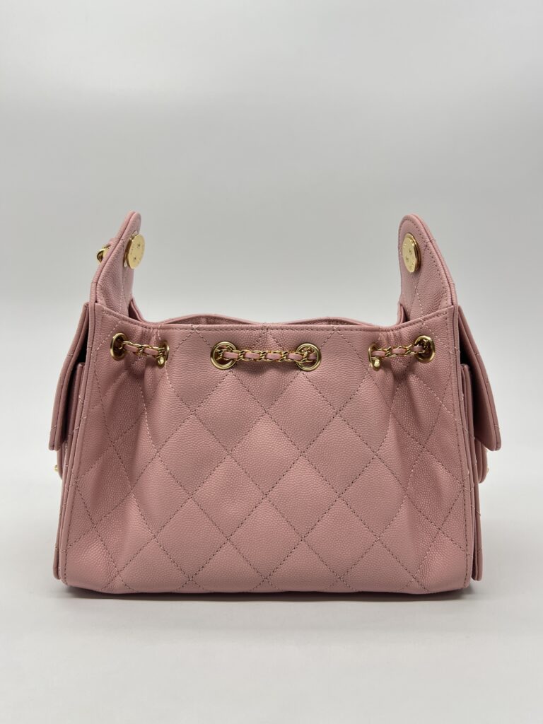 Chanel C25 Mini Caviar Light Pink GHW