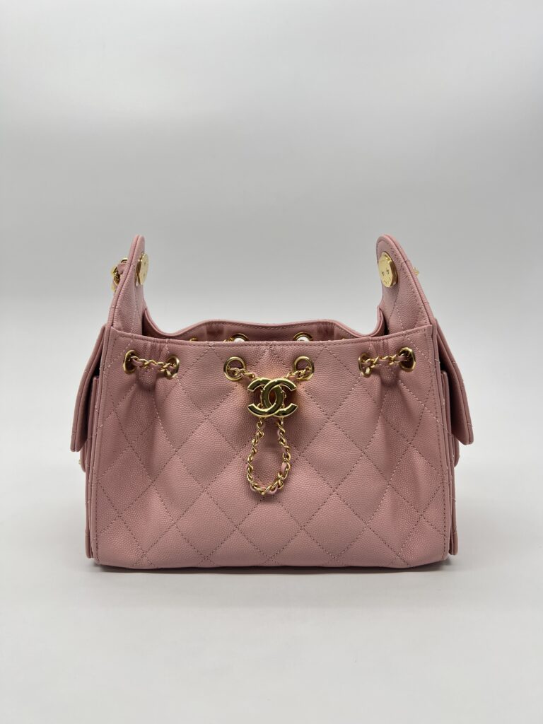 Chanel C25 Mini Caviar Light Pink GHW