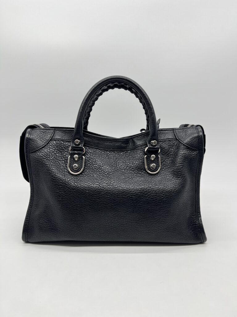Balenciaga Small City Edge Chevre Black SHW