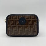 Fendi Camera Bag Brown FF Black GHW