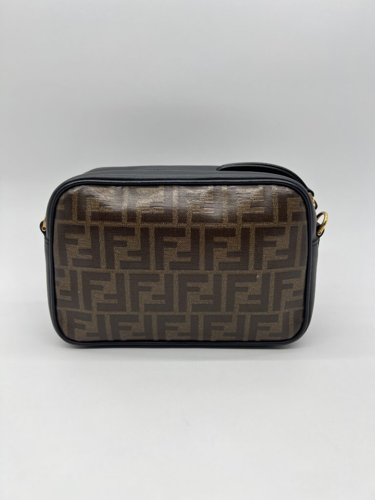 Fendi Camera Bag Brown FF Black GHW