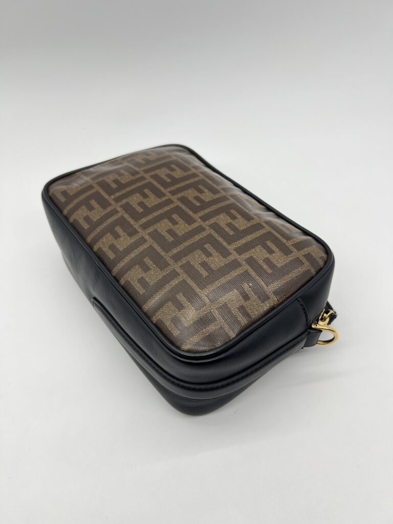 Fendi Camera Bag Brown FF Black GHW