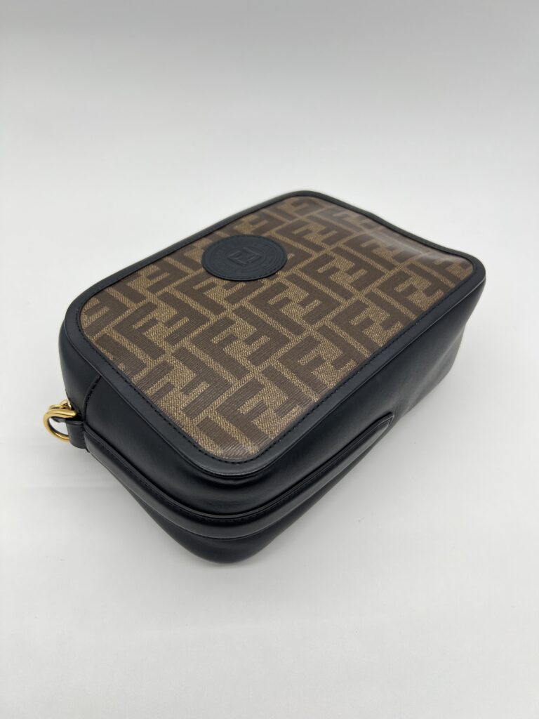 Fendi Camera Bag Brown FF Black GHW