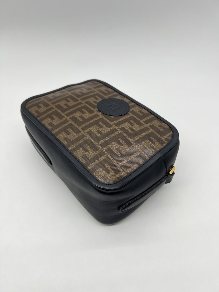 Fendi Camera Bag Brown FF Black GHW