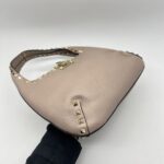 Valentino Rockstud Hobo Grained Poudre GHW