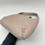 Valentino Rockstud Hobo Grained Poudre GHW