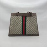 Gucci Ophidia Soft Tote Bag GG Supreme Brown GHW