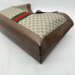 Gucci Ophidia Soft Tote Bag GG Supreme Brown GHW