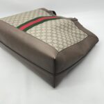 Gucci Ophidia Soft Tote Bag GG Supreme Brown GHW