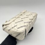 Gucci Marmont Flap Small X White Balenciaga Logo GHW