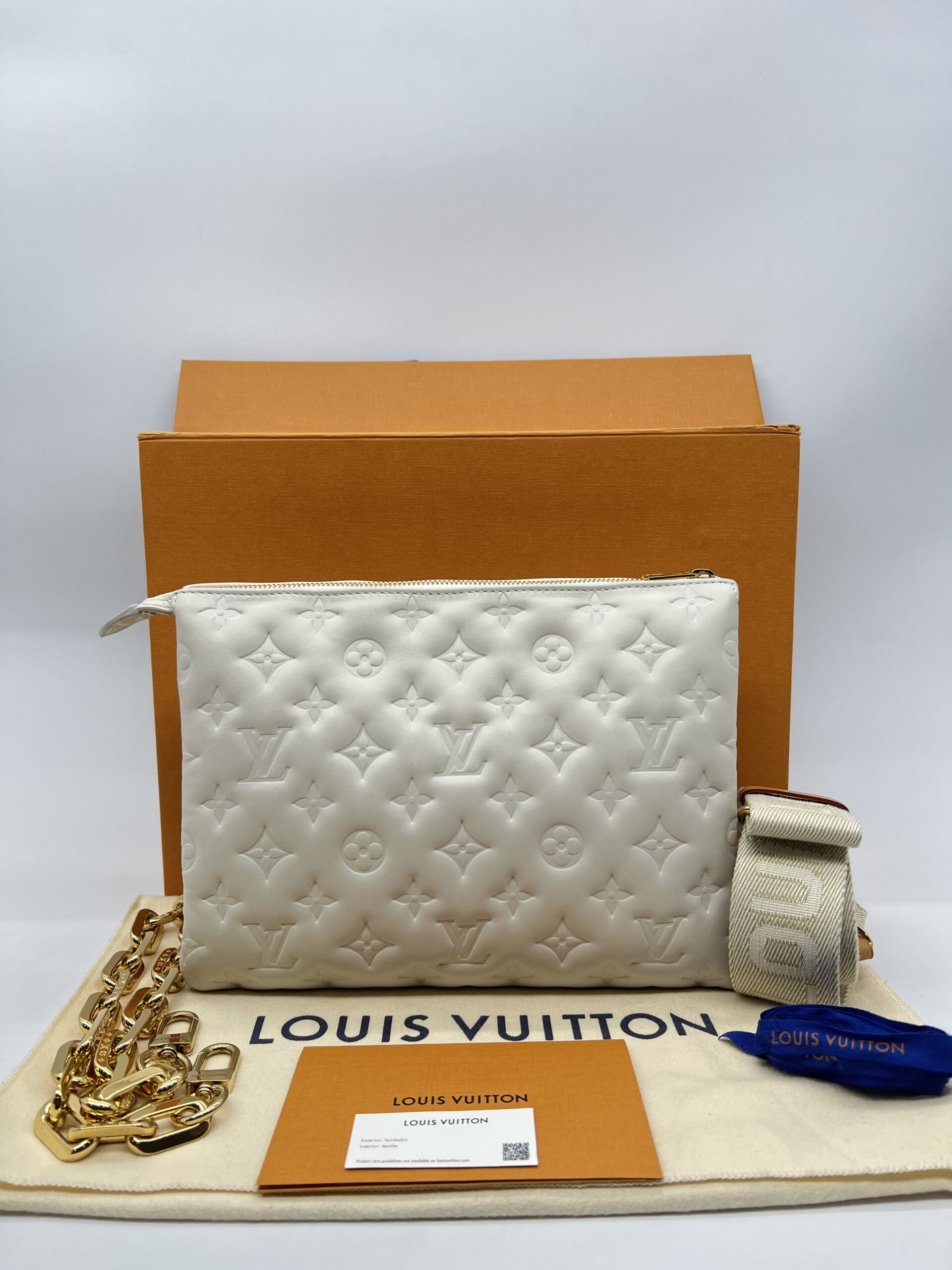 Louis Vuitton Coussin PM Creme GHW