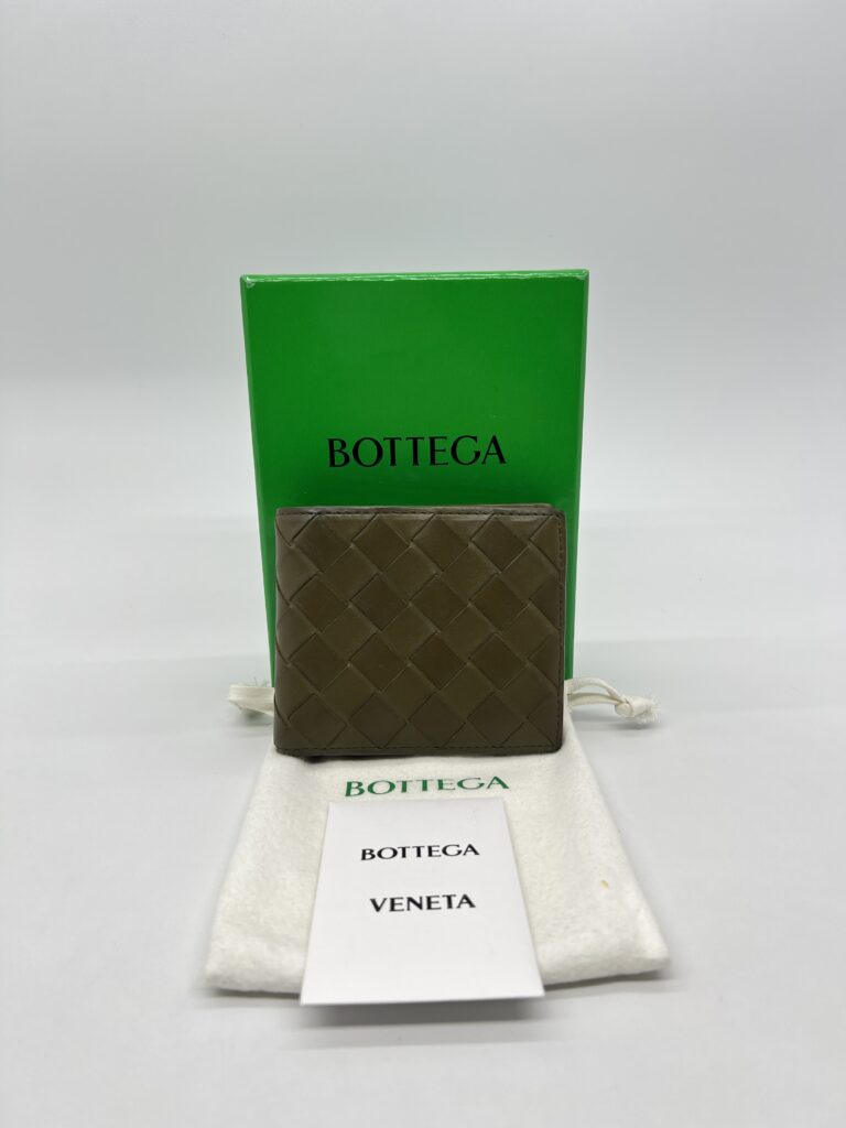Bottega Veneta Bifold Wallet Dark Green