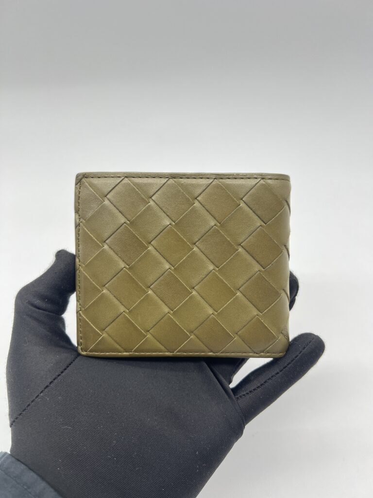 Bottega Veneta Bifold Wallet Dark Green