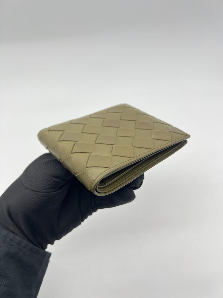 Bottega Veneta Bifold Wallet Dark Green
