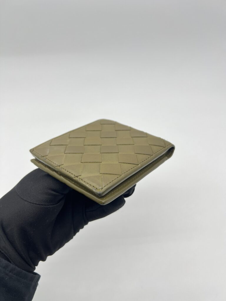 Bottega Veneta Bifold Wallet Dark Green