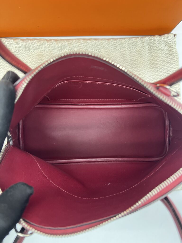 Hermes Bolide 27 Epsom Rouge Grenat PHW
