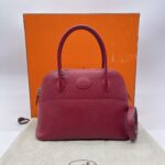 Hermes Bolide 27 Epsom Rouge Grenat PHW