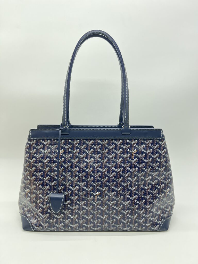 Goyard Bellechasse PM Goyardine Bleu Marine