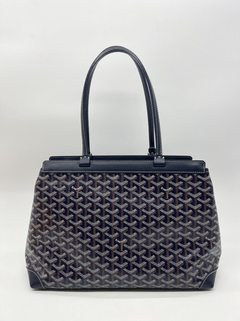 Goyard Bellechasse PM Goyardine Bleu Marine