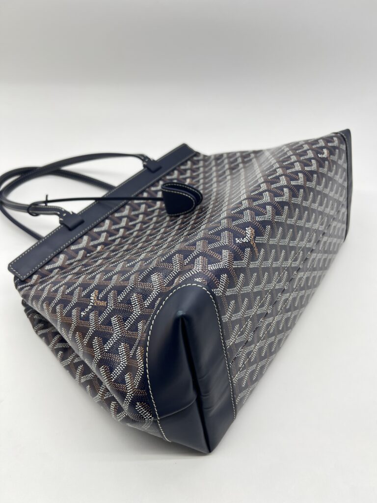 Goyard Bellechasse PM Goyardine Bleu Marine