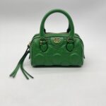Gucci GG Matelasse Boston Green GHW