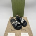 Gucci Elizabeth Nappa Black White Logo