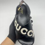 Gucci Elizabeth Nappa Black White Logo