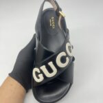 Gucci Elizabeth Nappa Black White Logo