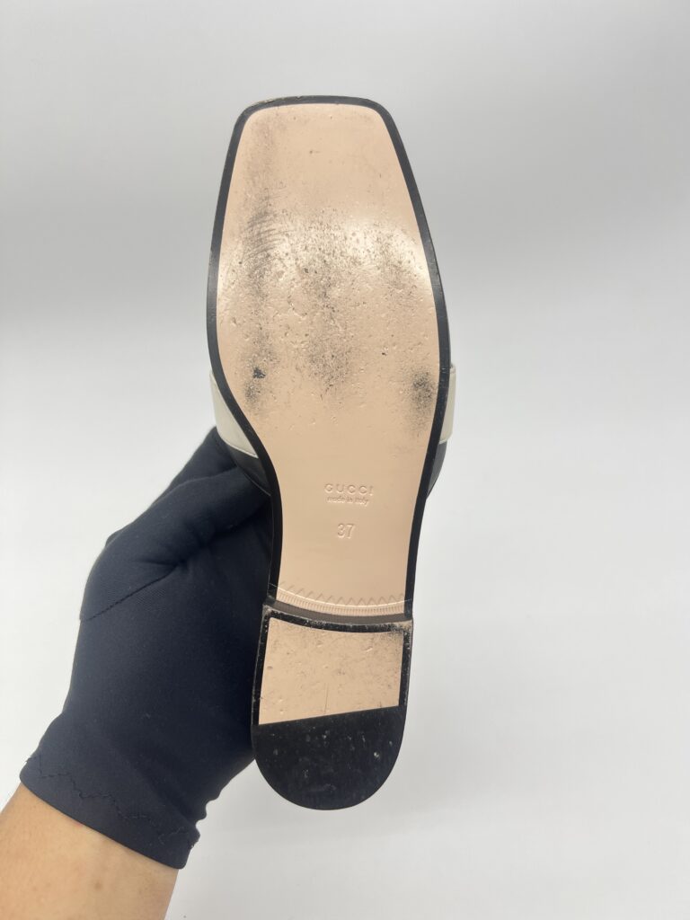 Gucci GG Slide Sandal Black White