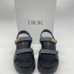 Dior Dioract Sandal Black GHW
