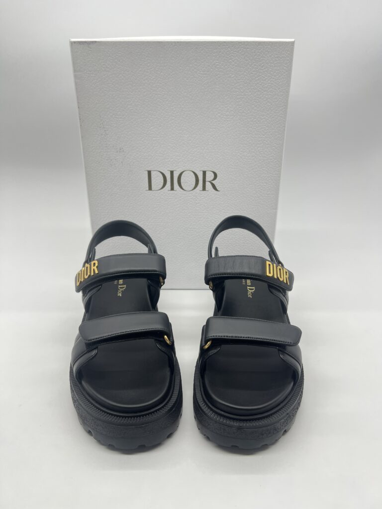 Dior Dioract Sandal Black GHW