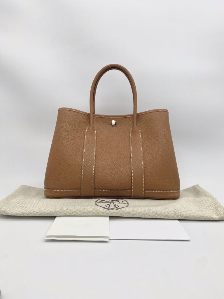 Hermes Garden Party 30 Negonda Gold PHW