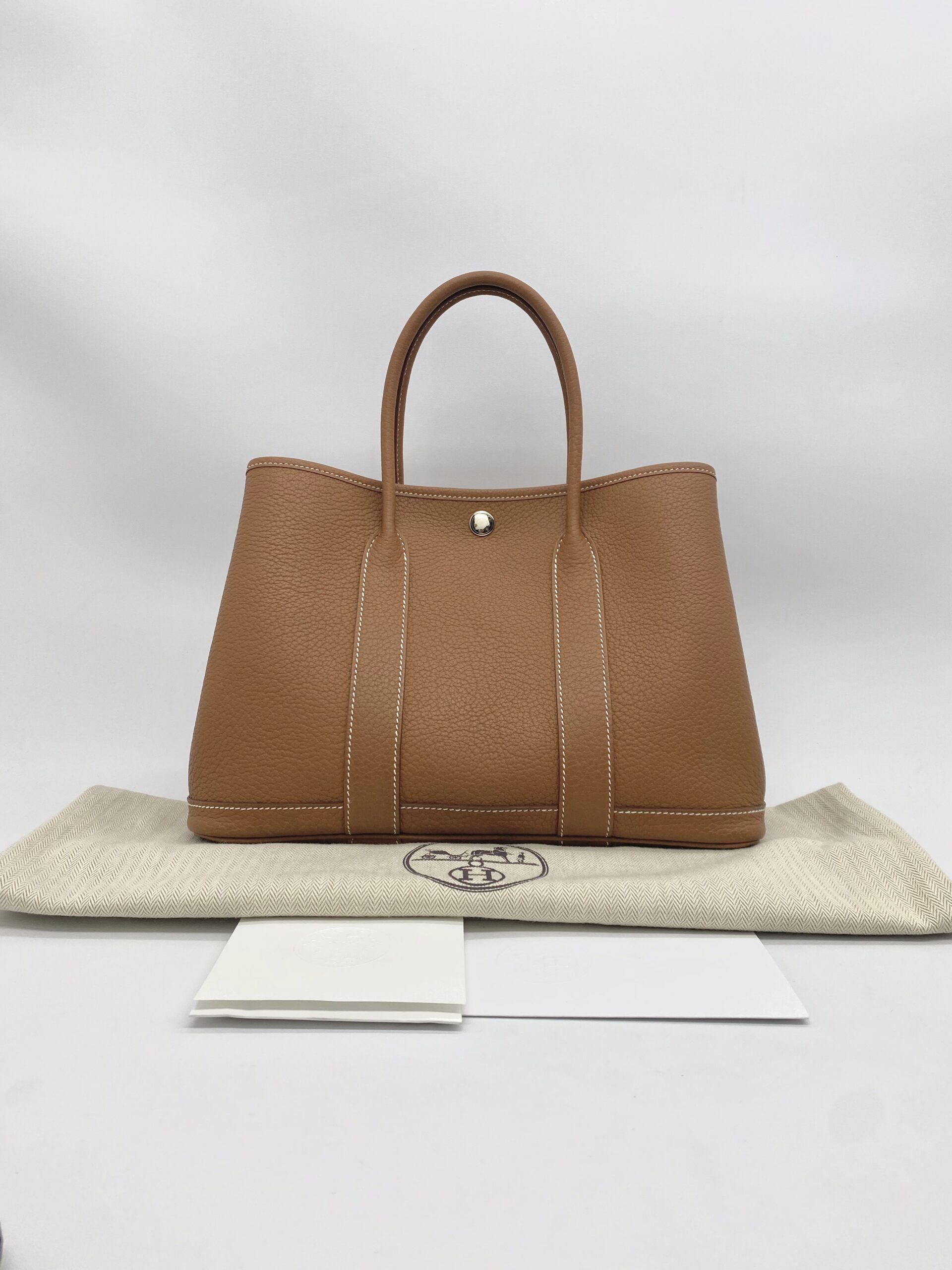 Hermes Garden Party 30 Negonda Gold PHW